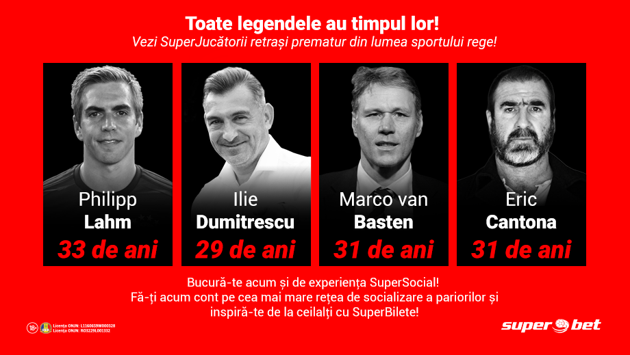 Arta cere uneori sacrificii! Vezi legendele fotbalului care s-au retras prematur din cariera sportivă!