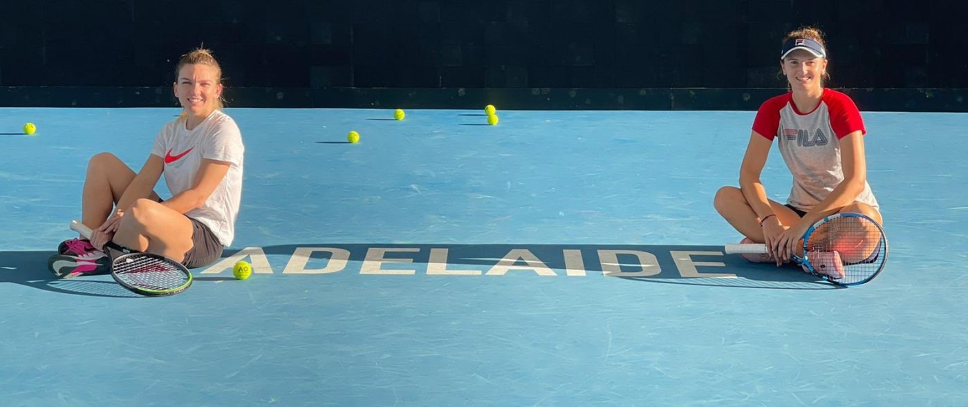 Moment savuros la Adelaide: Halep și Begu, abordate de Barty după antrenament! Replică în stil australian a Simonei