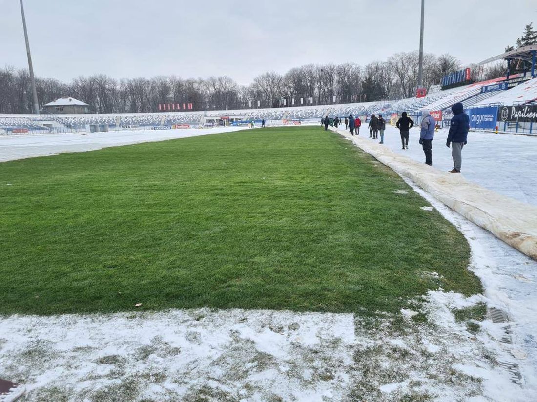 Cum se prezintă terenul celor de la Poli Iași înaintea derby-ului cu FC Botoșani | GALERIE FOTO