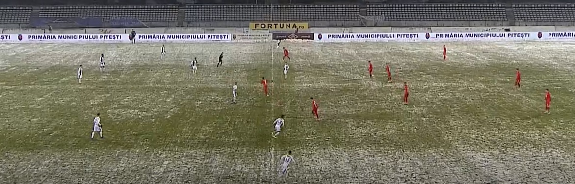 FC Argeș – FCSB 0-0, Live Video Online. Ocazii mari pe terenul plin de zăpadă de la Pitești! Florin Tănase, unul dintre cei trei jucători înlocuiți la pauză de Toni Petrea
