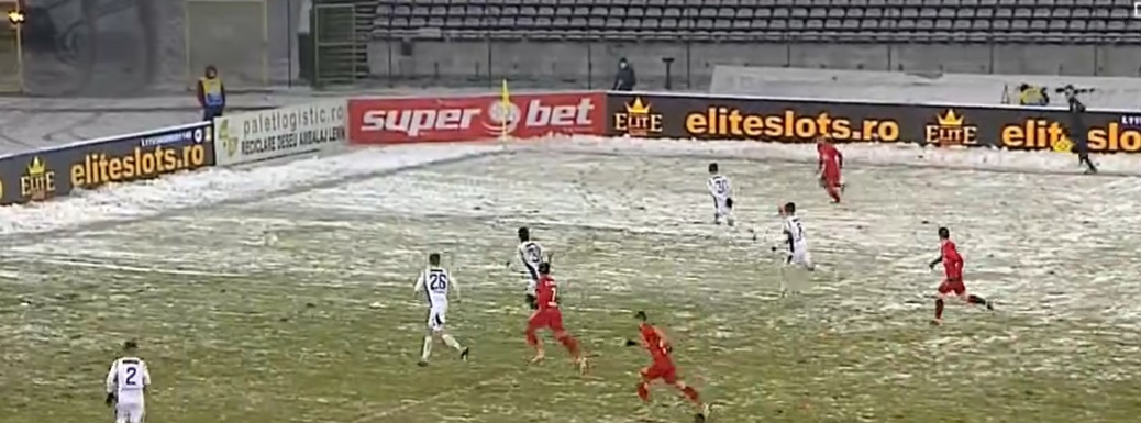 FC Argeș – FCSB 0-0. Trupa lui Toni Petrea, pas greșit în lupta pentru titlu în zăpada de la Pitești! Dennis Man și Florinel Coman, ghinioniștii zilei, Florin Tănase schimbat la pauză