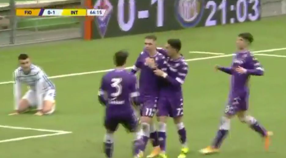 Louis Munteanu, gol superb pentru Fiorentina U19, în meciul cu Inter! Românul i-a ridicat în picioare pe cei din conducere | VIDEO