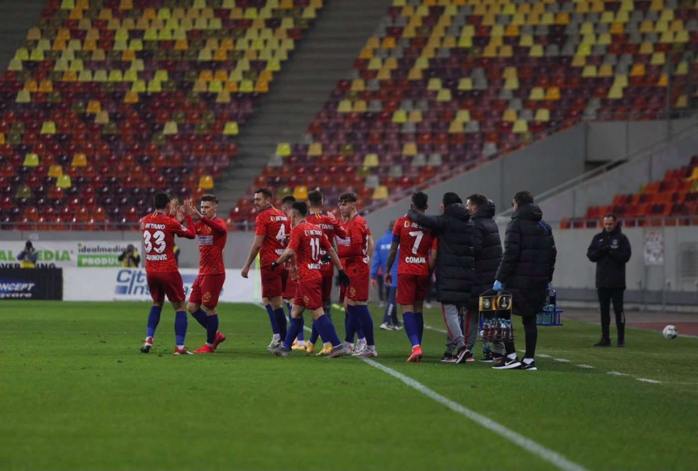 FCSB – Chindia 1-0, Live Video Online. Darius Olaru a stabilit scorul primei reprize. E pauză pe Arena Națională