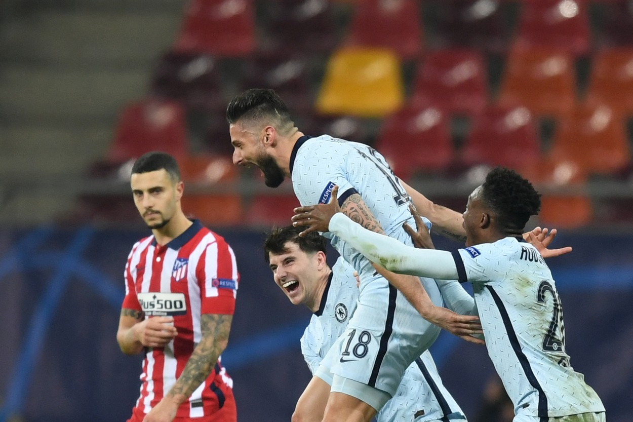 Atletico Madrid – Chelsea 0-1, Lazio – Bayern 1-4. Olivier Giroud, omul zilei în Champions League, după „bijuteria” de la București, bavarezii spectacol total la Roma