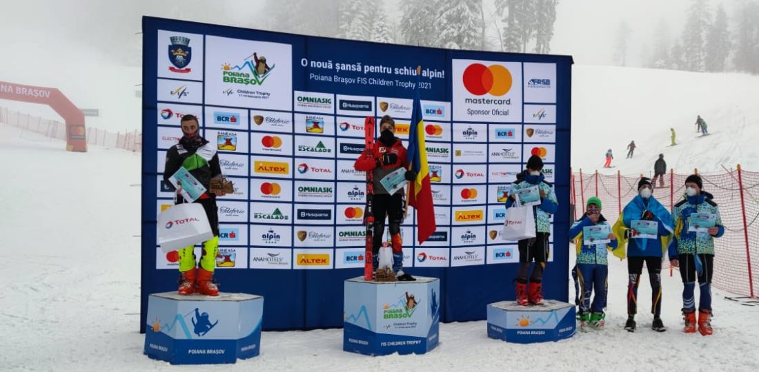 Românii au obținut patru medalii la competiția de schi FIS Children Trophy