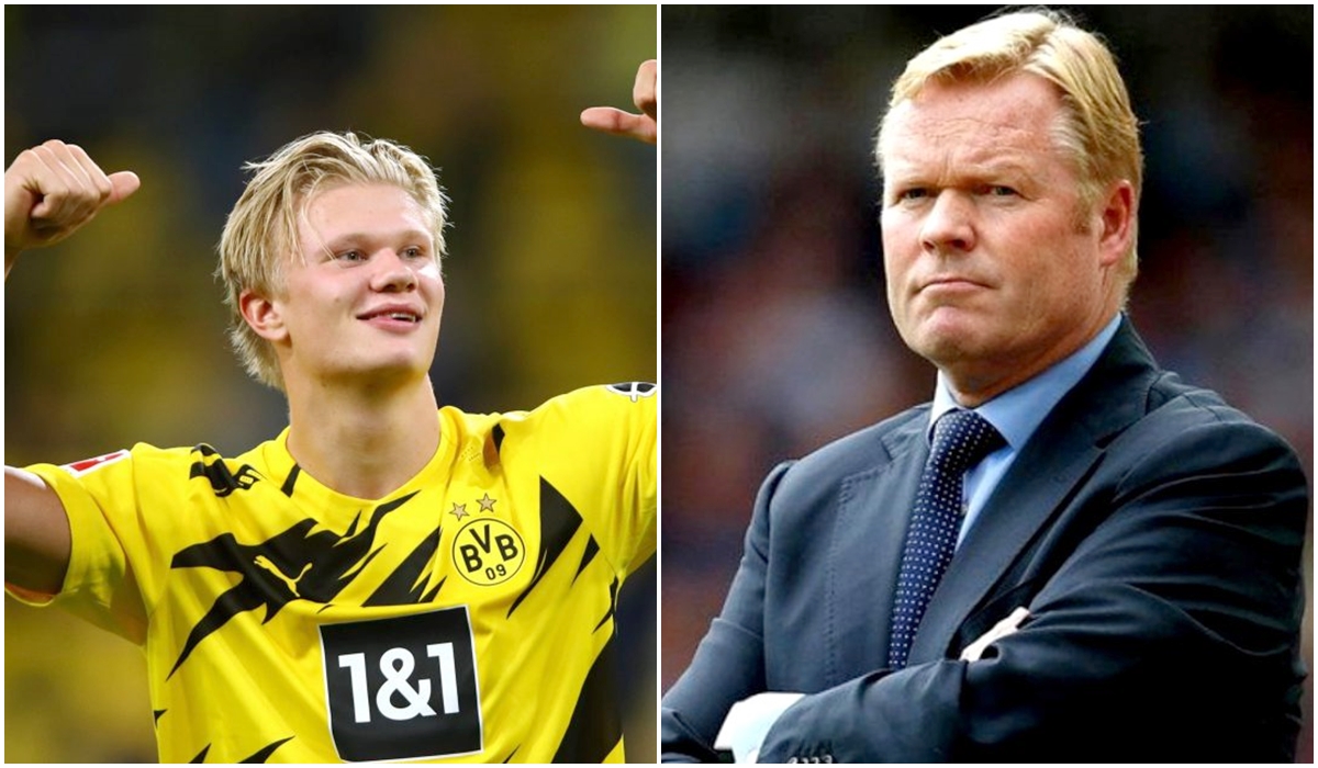 Ronald Koeman reacționează la zvonurile despre transferul lui Erling Haaland la FC Barcelona: „Eu am ideile mele despre viitorul acestei echipe”