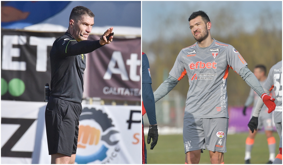 Alexandru Benga, replică pentru Istvan Kovacs, după ce arbitrul a negat incidentul de la Arad: „Sunt lucruri total eronate!”