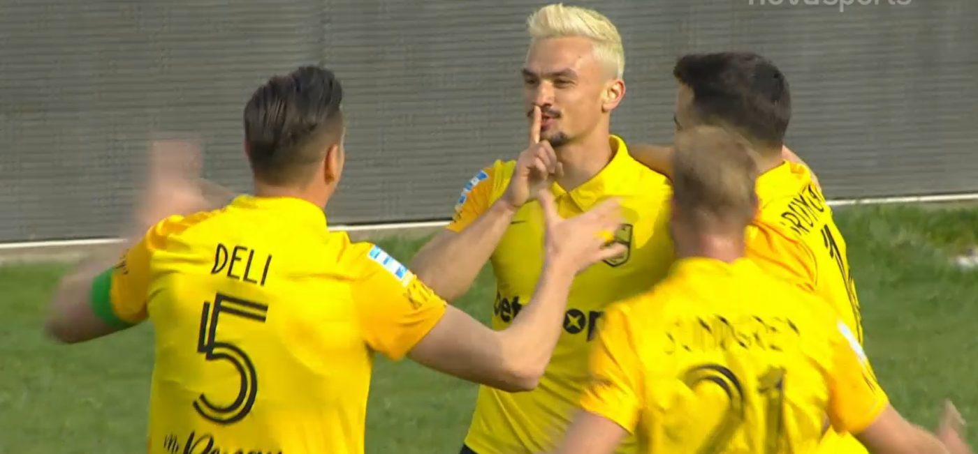 Cristi Ganea, absolut fabulos! Românul a reușit un gol și un assist pentru Aris și a reamintit de supranumele Roberto Carlos | VIDEO