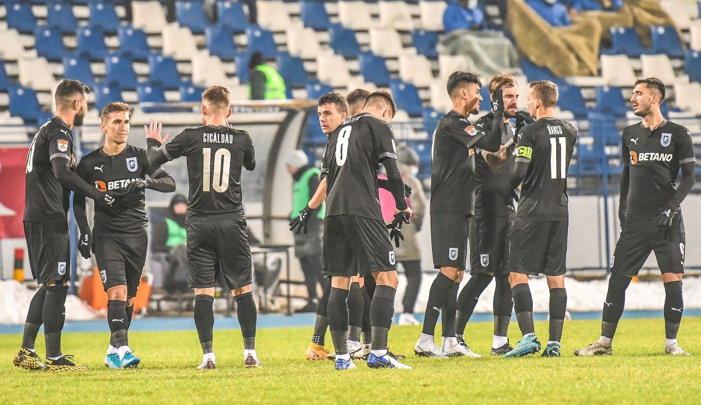 Poli Iași – Universitatea Craiova 0-3, în etapa a 21-a din Liga 1 | Oltenii, fără emoții în Copou!
