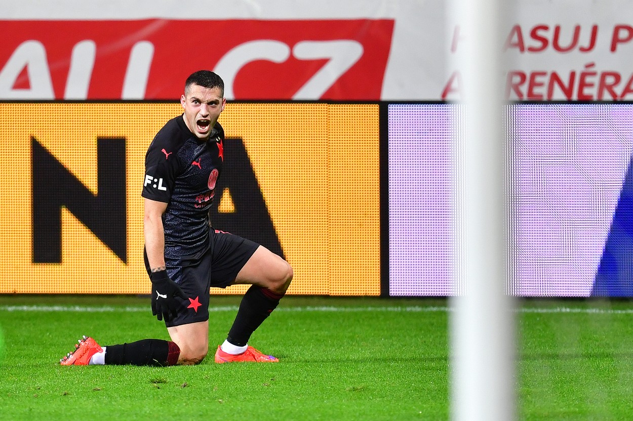 Nicolae Stanciu, două goluri într-o repriză pentru Slavia Praga! A marcat a patra oară în doar șapte zile: „Reușita a fost fabuloasă!” VIDEO