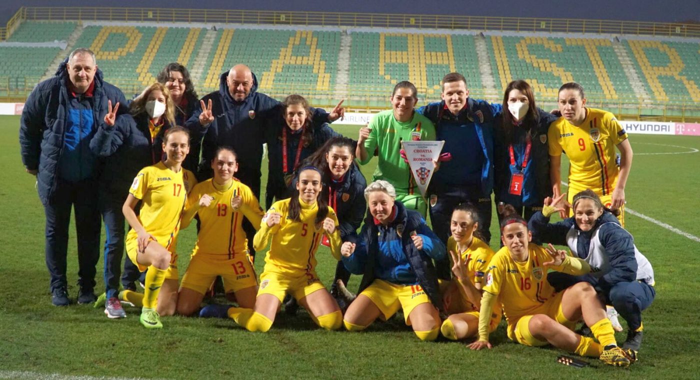 Cristi Dulca, debut cu victorie ca selecționer al naționalei feminine! România a învins Croația în preliminariile WEURO 2022