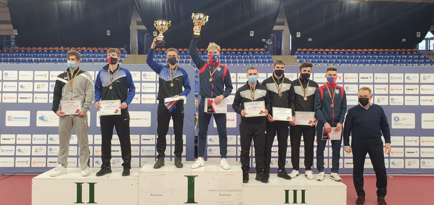 Ovidiu Ionescu şi Bernadette Szocs, campionii României la tenis de masă. Cum arată podiumurile la toate finalele disputate Buzău