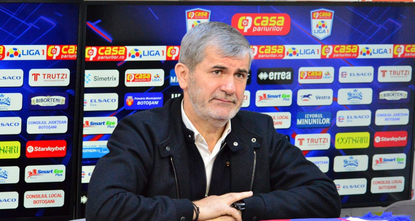 Valeriu Iftime știe de ce nu a putut FC Botoșani să o învingă pe FCSB: „Ne trebuie 2-3 pianiști și compozitori!”. Ce spune despre ședința pentru implementarea sistemului VAR în Liga 1