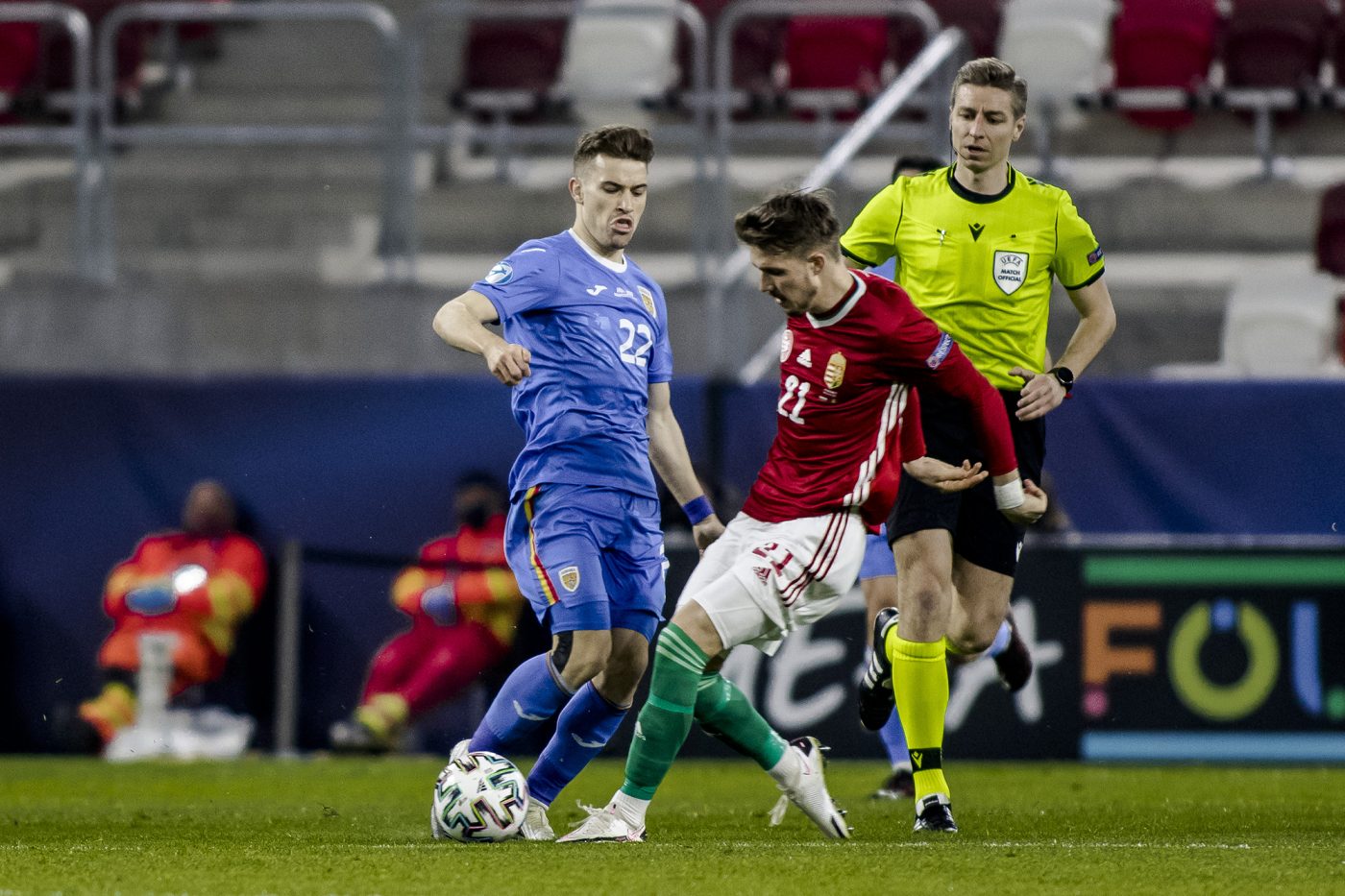 UEFA, reacție clară după arbitrajul scandalos al lui Lawrence Visser! Ce a hotărât forul european după ce belgianul a făcut „praf” naționala lui Adi Mutu cu Ungaria