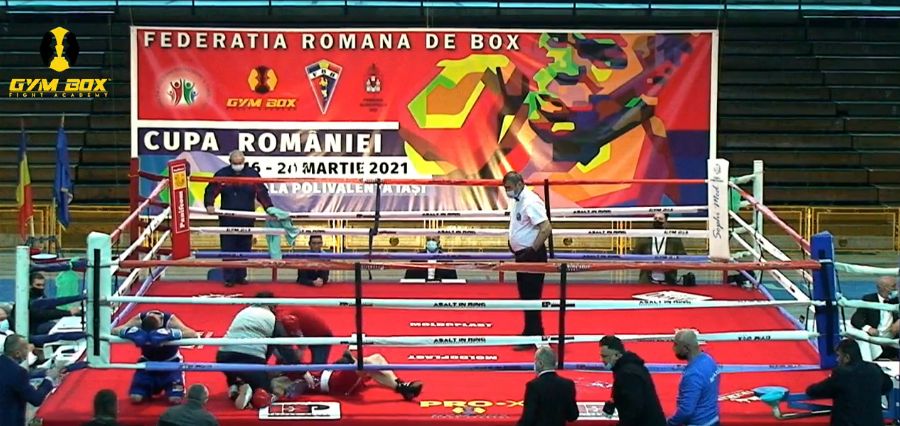 KO devastator în Cupa României la box! Medicii i-au interzis să mai lupte în următoarele șase luni | FOTO