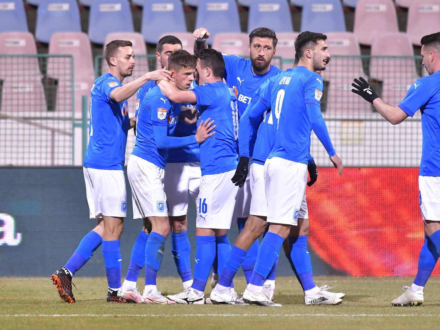 Chindia Târgoviște – Universitatea Craiova 0-1, în sferturile Cupei României | Final de meci! Oltenii se califică în semifinale prin golul marcat de George Cîmpanu