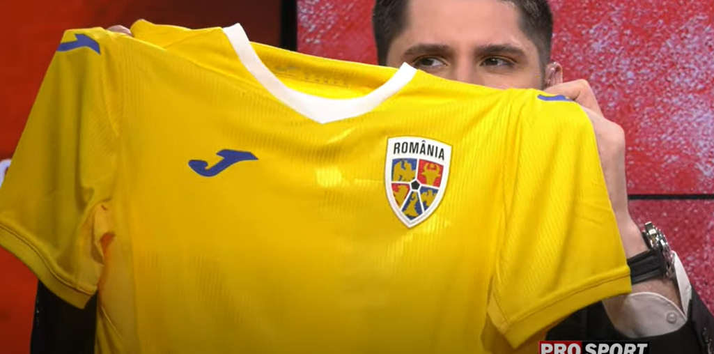 Tricoul naționalei României, prezentat la ProSport Live! Prima reacție după anunțul FRF: „E frumos, un tricou de calitate!” | FOTO