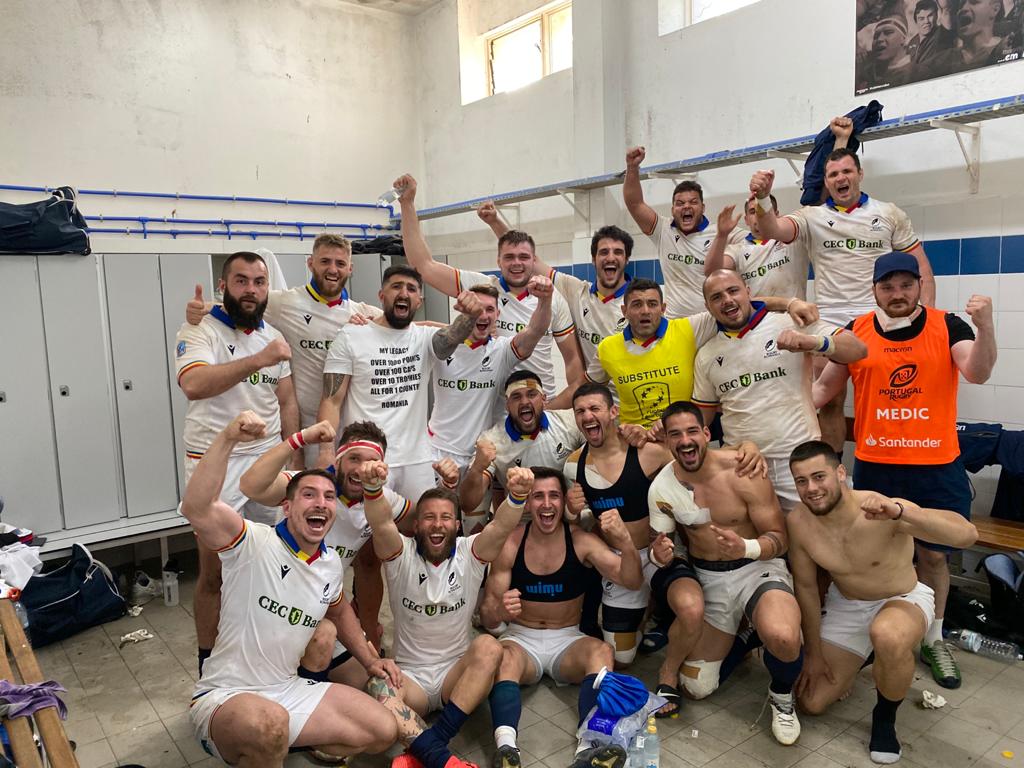 Rugby: Victorie în ultimele secunde obținută dramatic de România contra Portugaliei la Lisabona, scor 28-27! Eseu și transformare chiar în finalul meciului | VIDEO