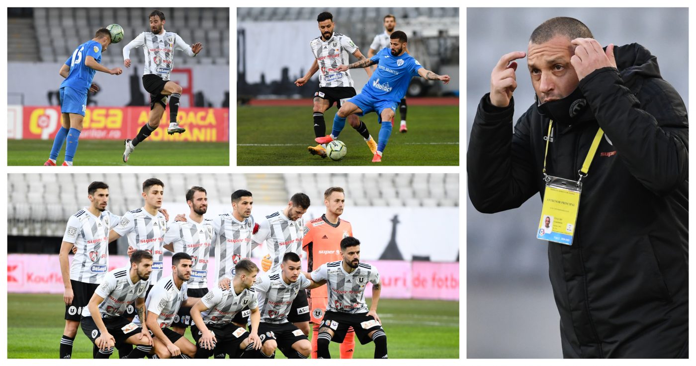 Costel Enache, mult mai calm la finalul meciului ”U” Cluj – Viitorul Pandurii, după ce în timpul său a avut reacții uluitoare de nervozitate: ”Ar fi o josnicie din partea mea, după jocul de azi, să dau vina pe arbitraj”