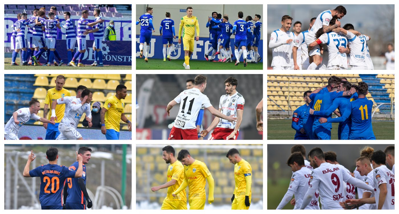 11 echipe se luptă pentru play-off-ul Ligii 2 și niciuna nu este sigură de clasarea în ”Top 6”. Cum arată clasamentul și programul meciurilor, cu două etape înainte de finalul sezonului regular