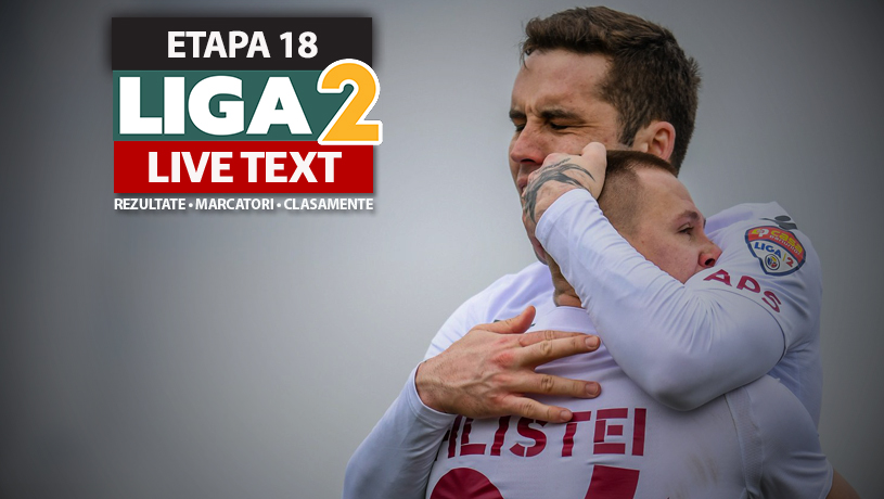 Liga 2, etapa 18 | FK Csikszereda o îngenunchează pe Rapid la Buftea. Farul se încurcă de CSM Slatina, Unirea Slobozia pierde la Buzău. Ultimele două clasate Pandurii și Aerostar au terminat meciul direct cu o remiză