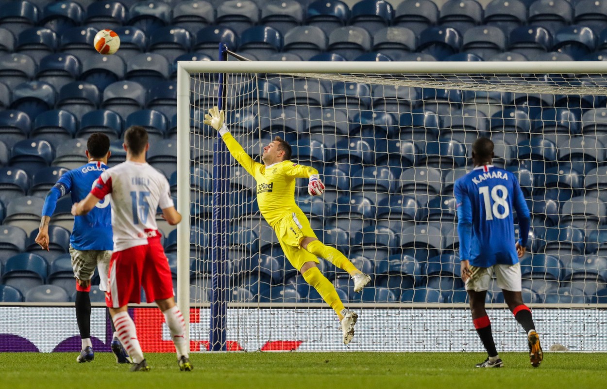 Nicolae Stanciu, gol epocal în Rangers – Slavia Praga! Reușită de senzație sub privirile lui Ianis Hagi | VIDEO