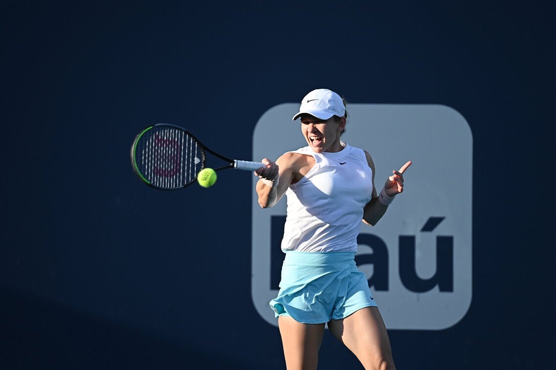 Câți bani a câștigat Simona Halep pentru calificarea în turul 3 la Miami. Victoria cu numărul 400 în circuit i-a adus un cec important