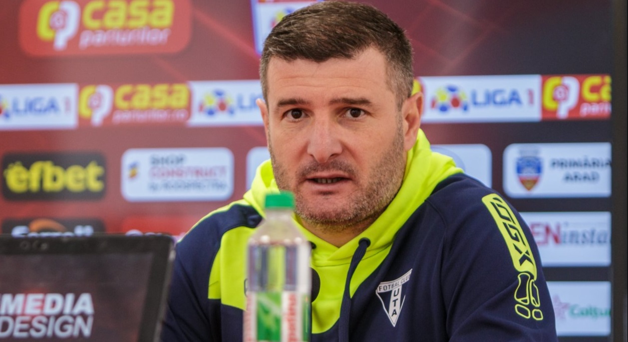 Se întoarce UTA Arad în cupele europene după o jumătate de secol? Laszlo Balint, discurs temperat: „E un surplus de motivație, să rămânem ancorați în realitatea momentului!”