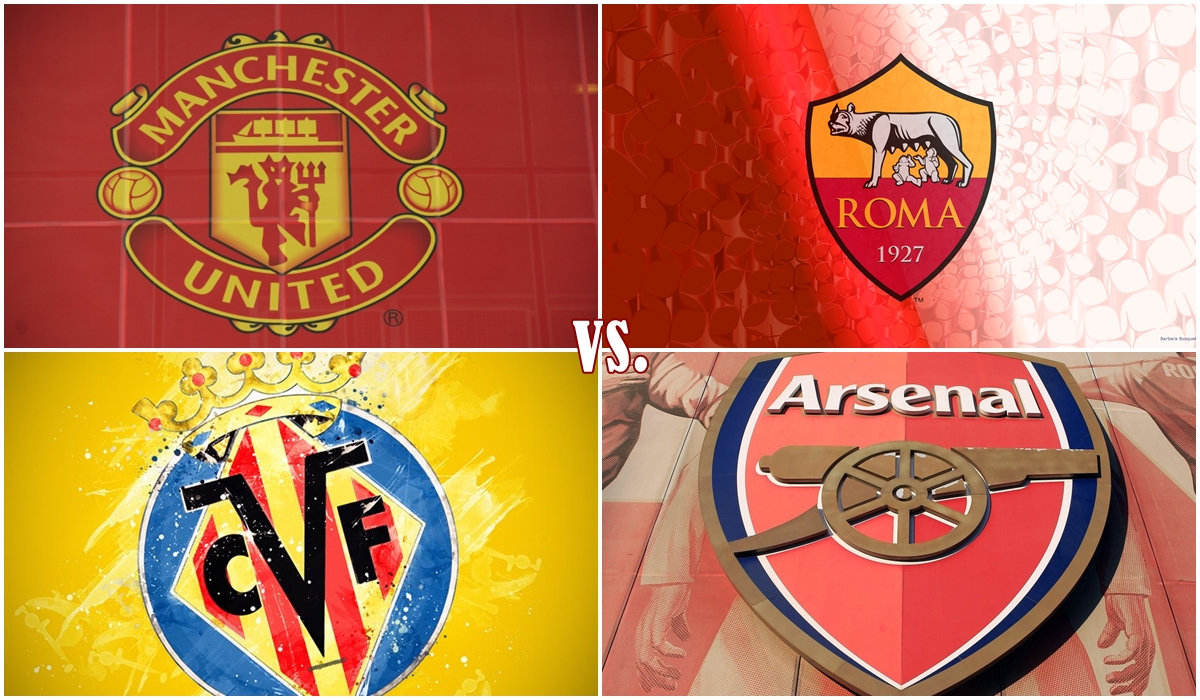 Manchester United – AS Roma 1-2 și Villarreal – Arsenal 2-0, Live Video Online, în semifinalele Europa League | Pauză pe cele două stadioane!