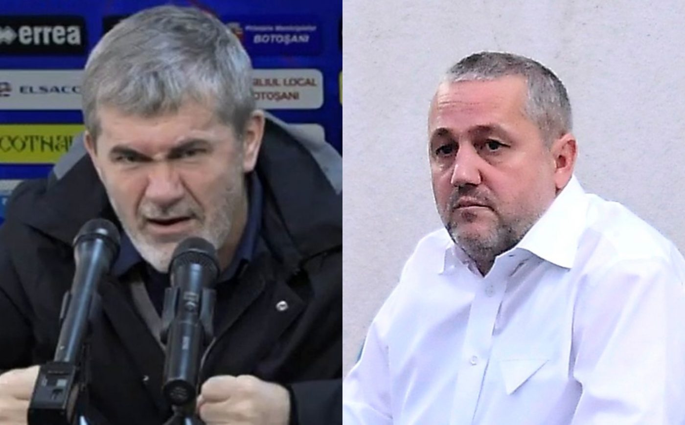 Meciul Botoșani – Craiova a încins spiritele între Valeriu Iftime și Mihai Rotaru: „Nu este cel mai bun mod de a ne regla între noi!” | EXCLUSIV