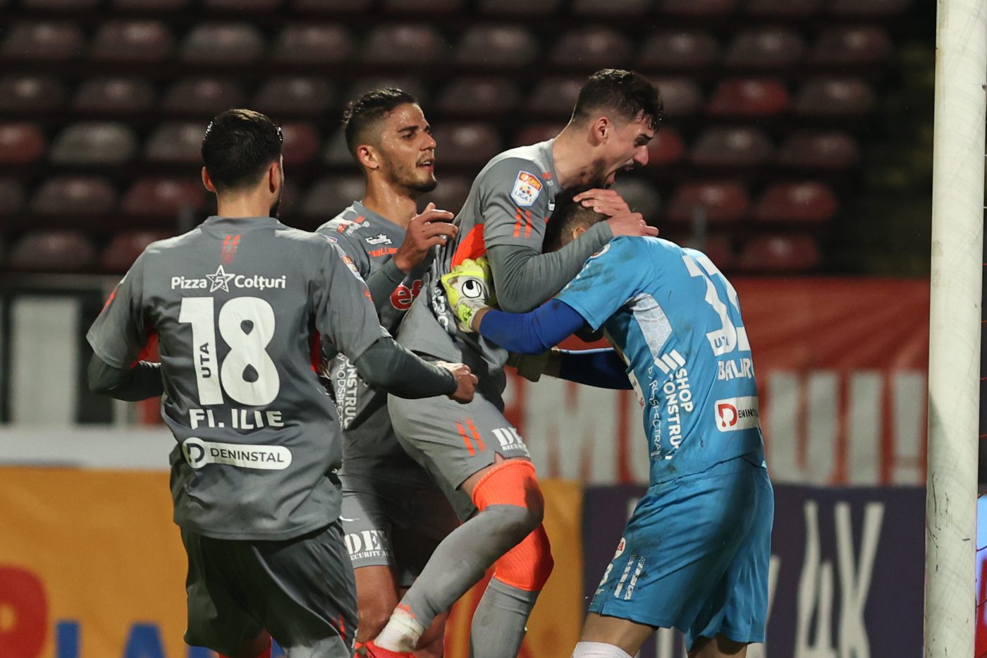 Dragoș Balauru a dezvăluit cum a devenit erou pentru UTA în fața lui Dinamo: „Știam cum bate penalty-urile”