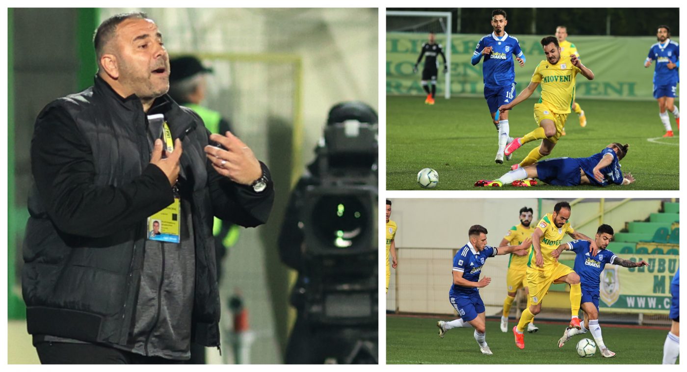 CS Mioveni în Liga 1, o păcăleală? Alexandru Pelici, după remiza cu ”FC U” Craiova: ”Am jucat cu echipa care își dorește foarte mult promovarea. Noi, vom vedea la final unde vom fi”