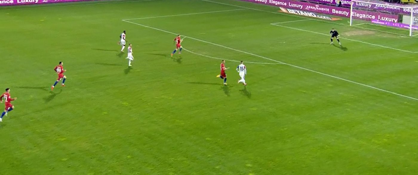 FCSB, umilită de Ashkovski! FC Botoșani a deschis scorul la Giurgiu după o fază incredibilă. Totul a plecat de la eroarea lui Valentin Crețu | VIDEO & FOTO