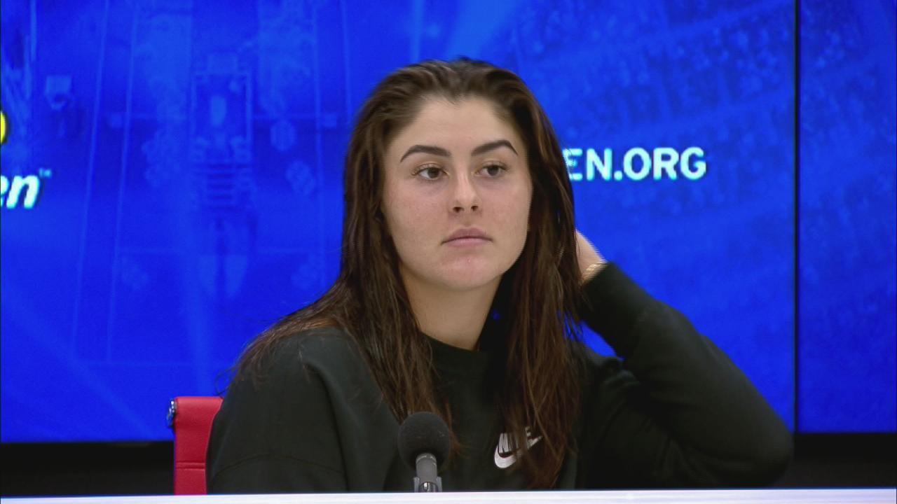 Bianca Andreescu, enervată de o întrebare a unui reporter: „Și Simona Halep a făcut la fel!”