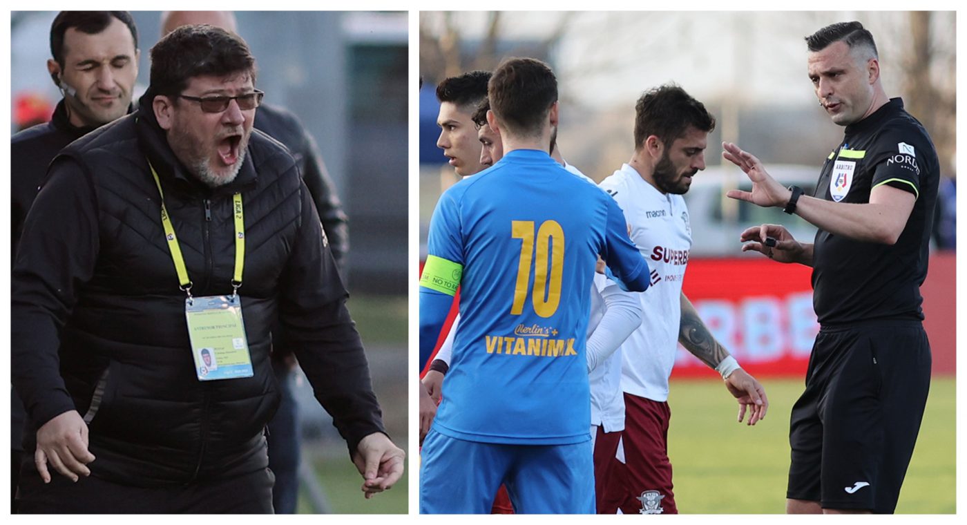Cristian Pustai a făcut show la finalul meciului Rapid – Dunărea Călărași! Atac fără precedent la adresa arbitrajului: ”Să ari un câmp magnetic cu boii ăștia în negru. Uneori chiar te scot din sărite”