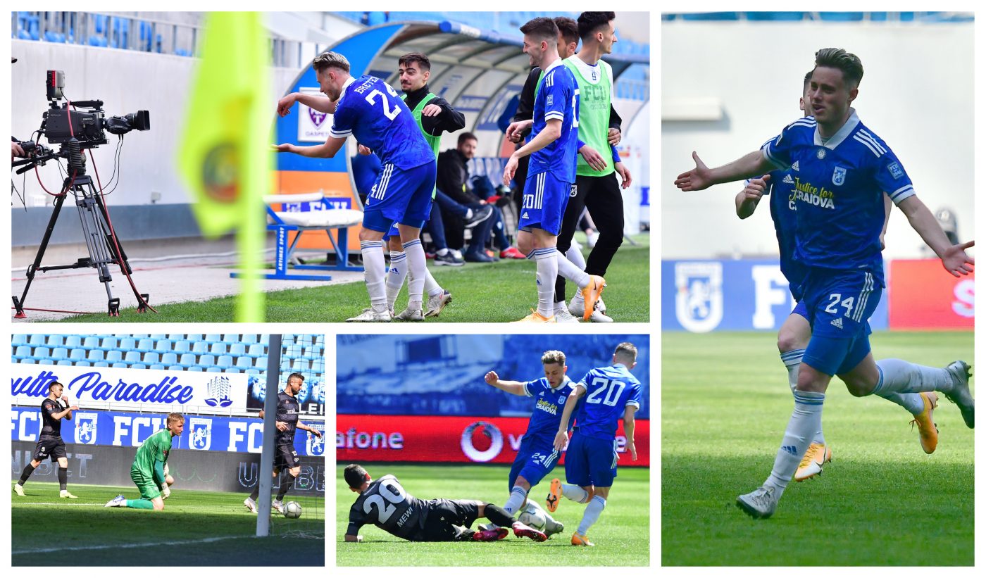 Victorie ”somonoroasă” pentru ”FC U” Craiova cu ASU Poli. Meciul din Bănie a fost foarte sărac în ocazii, însă salvat de un gol frumos