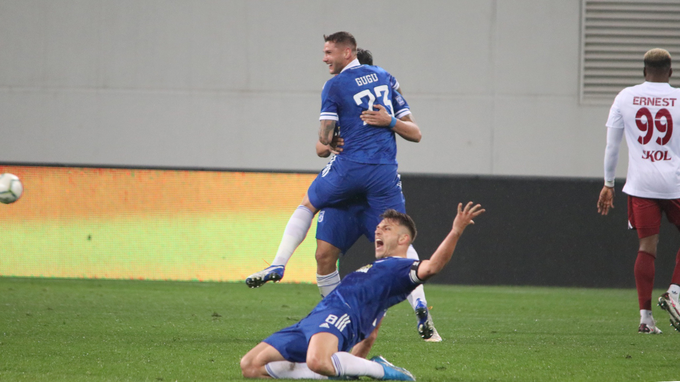 Căpitanul ”FC U” Craiova, războinic în declarații după victoria cu Rapid. Dragoș Albu: ”Toți sunt împotriva noastră și noi le-am dovedit tuturor că suntem adevărata Universitatea Craiova. Nu au pic de respect”
