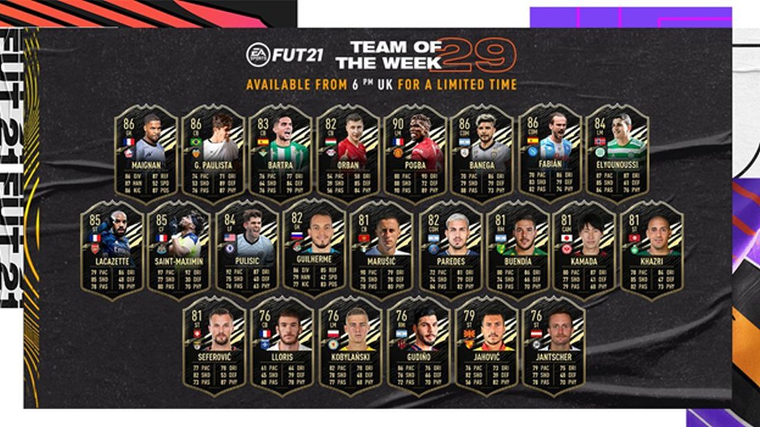 Echipa săptămânii din FIFA 21 a ajuns la ediția cu numărul 28. Ce jucători poți obține în modul Ultimate Team și cât valorează