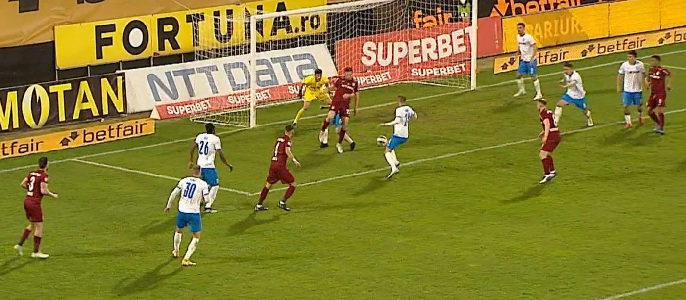 Runar Sigurjonsson, primul gol în Liga 1, după eroarea lui Andrei Ivan. Campionii au egalat după o ratare uriașă a lui Ivan Mamut | VIDEO