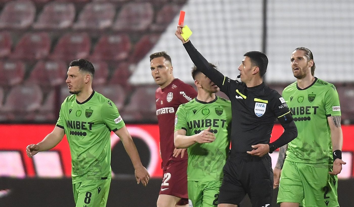 Paul Anton și Florin Bejan și-au aflat pedeapsa, după cartonașele roșii încasate în CFR Cluj – Dinamo! Cât vor lipsi jucătorii „câinilor”