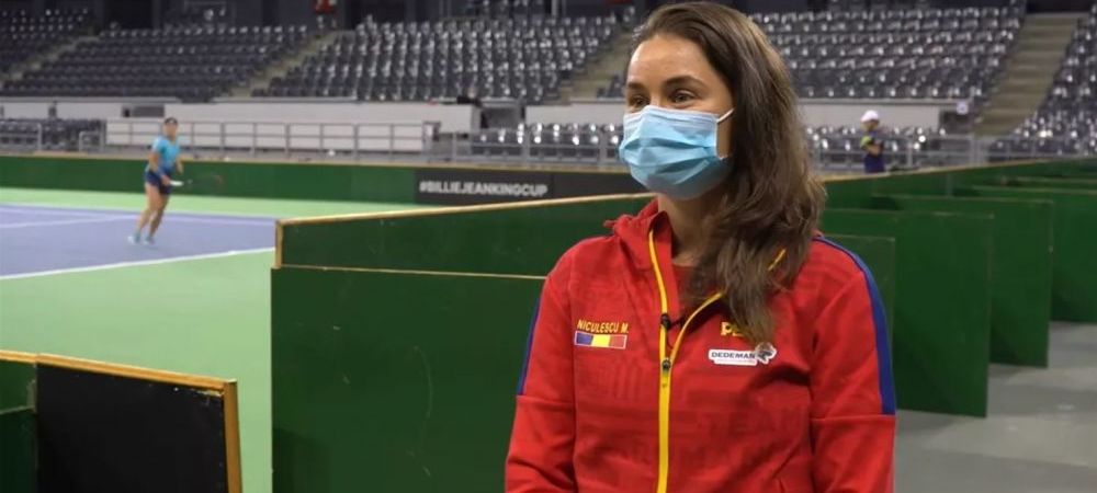 Moment bizar în Fed Cup! De ce nu a stat pe bancă Monica Niculescu în primul set al meciului dintre Gabriela Ruse și Jasmine Paolini