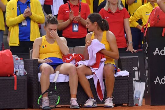 Meciul România – Italia din Fed Cup devine un fiasco! După Simona Halep, Patricia Țig s-a retras și ea din cauza unei accidentări