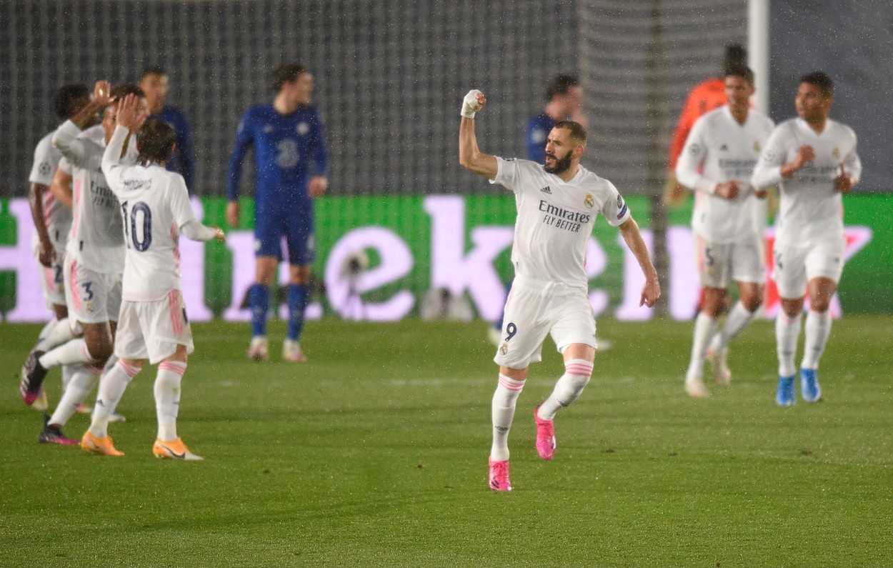 Real Madrid – Chelsea 1-1, în turul semifinalelor Ligii Campionilor | Remiza „galacticilor”, dar se anunță un meci pe viață și pe moarte la Londra