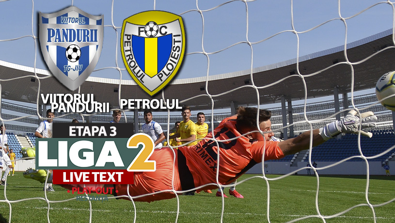 Petrolul întoarce rezultatul și câștigă la scor cu Viitorul Pandurii. Primele două goluri au venit din lovituri de pedeapsă. ”Găzarii” revin pe locul 1 în Grupa B a play-out-ului Ligii 2