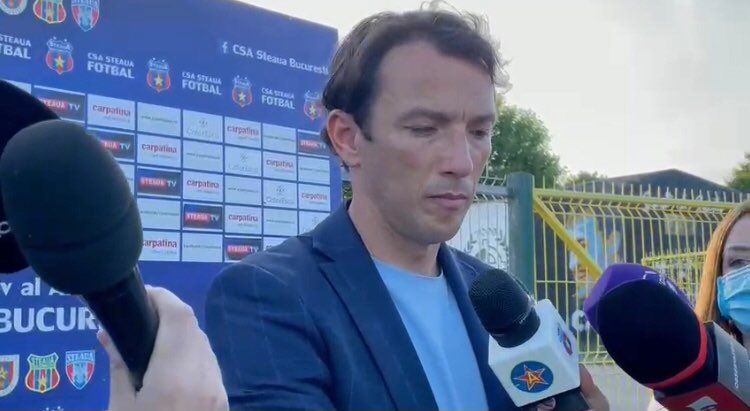 „A fost un joc perfect!”. George Ogăraru, exuberant după victoria din CSA Steaua – CS Afumați | VIDEO