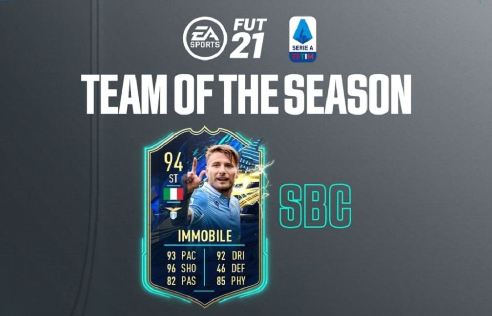 Team Of The Season Ciro Immobile: unul dintre cele mai ofensive carduri din FIFA 21!