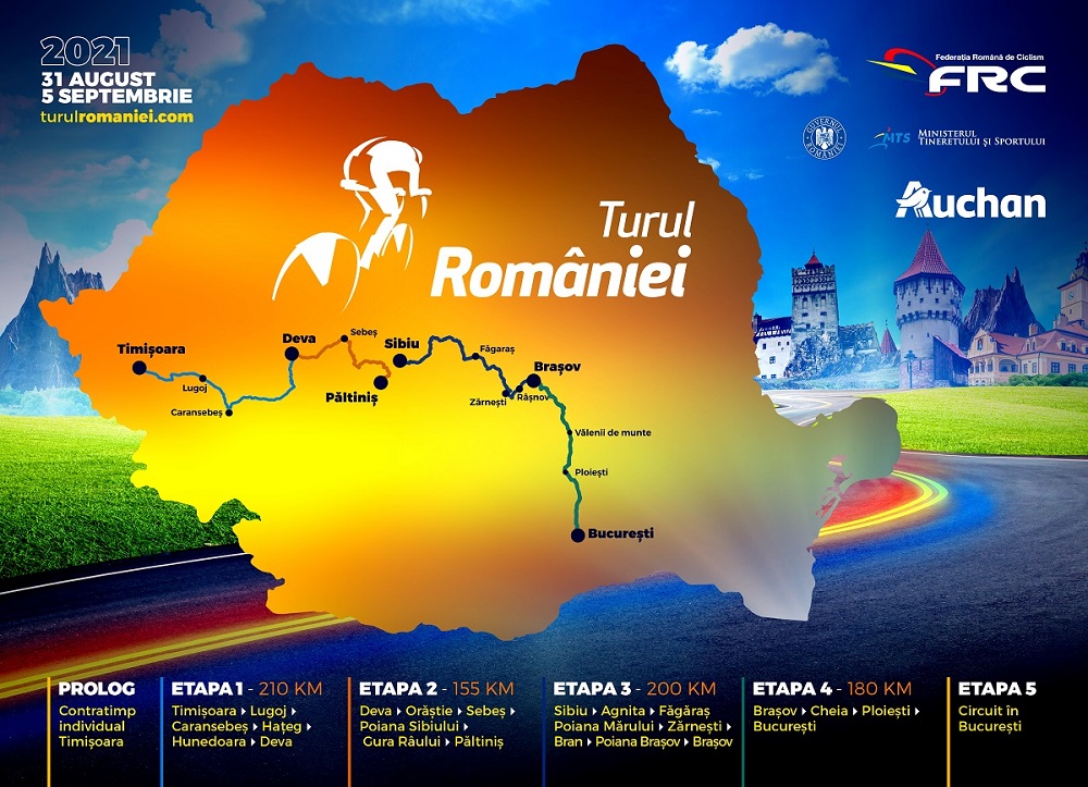 Când va avea loc Turul României la ciclism ediția 2021