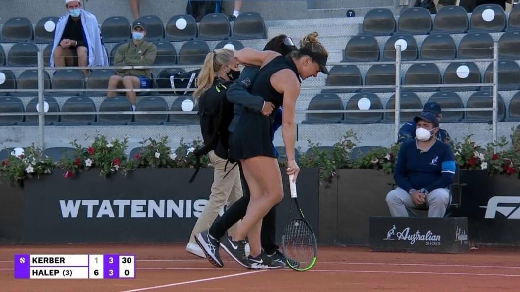 Simona Halep, accidentare „înfricoșătoare!” Ce a scris L’Equipe după ce românca „s-a rupt” la Roma