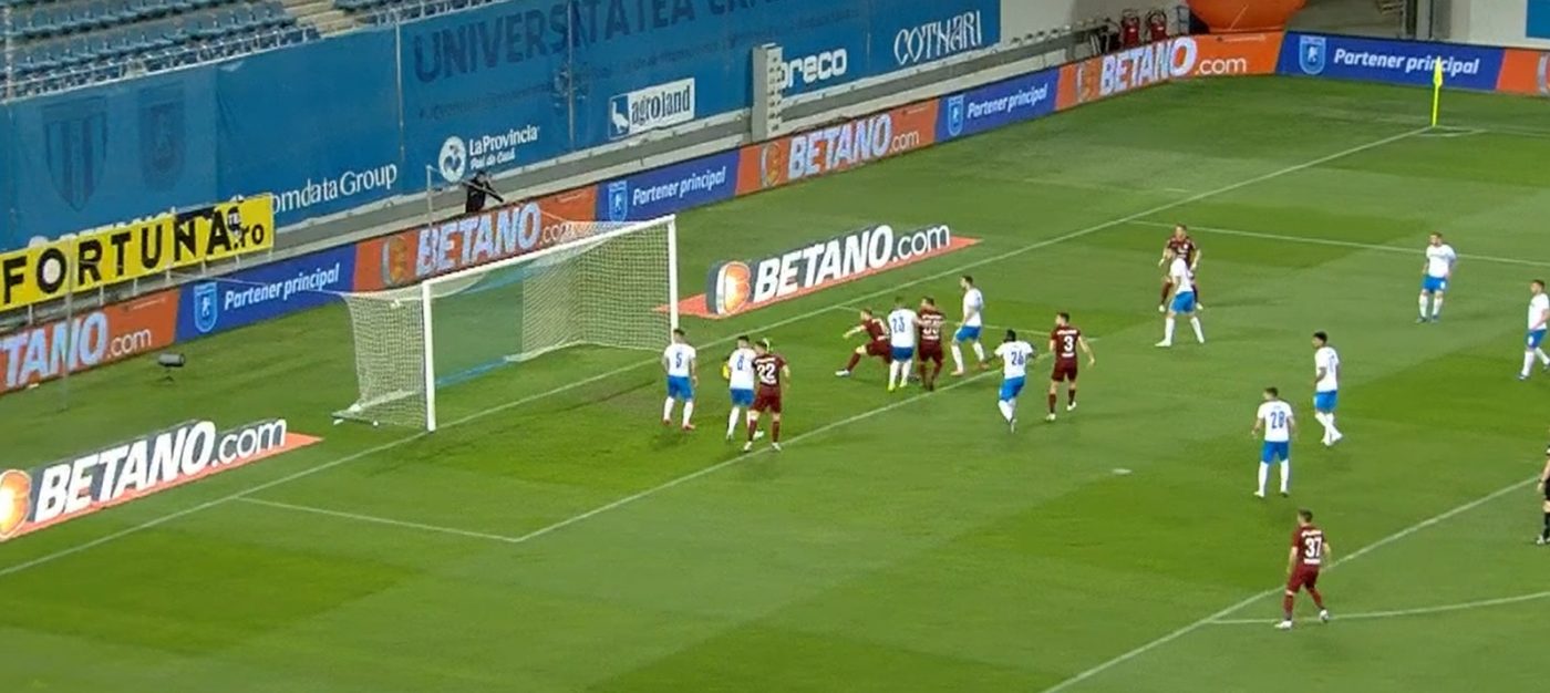 CFR Cluj, moment incredibil la Craiova! Adi Păun, gol la prima fază, după ce l-a ridiculizat pe Alex Cicâldău | FOTO & VIDEO