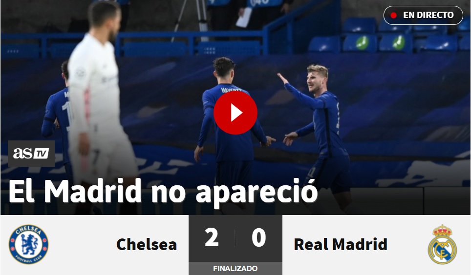 „Petrecere Blues!” Chelsea, prima finală după 9 ani. Real Madrid, o deziluzie: „Nu și-a făcut apariția!” Reacția presei internaționale, după semifinalele Ligii Campionilor